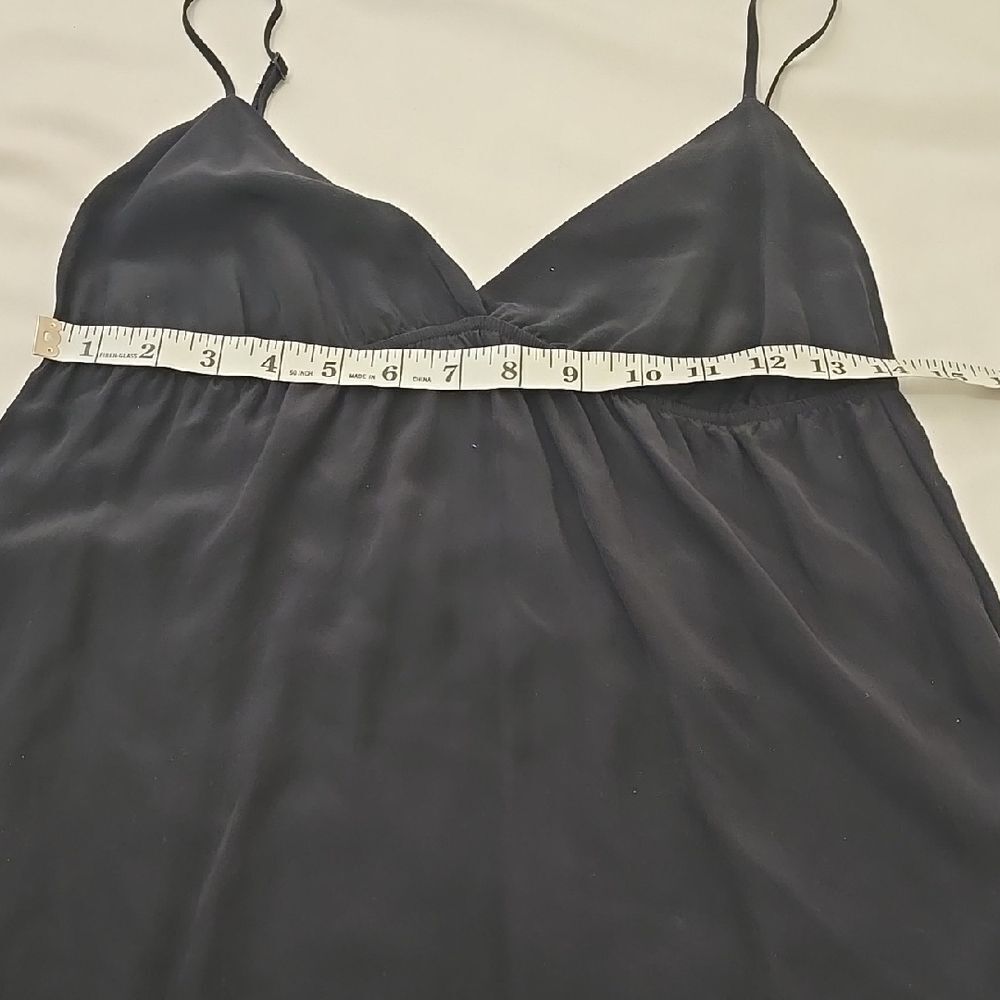 Yumi Kim Black Spaghetti Strap Babydoll Dress Small - Picture 3 of 6